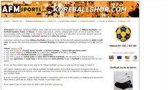 Desktop Screenshot of korfballshop.com